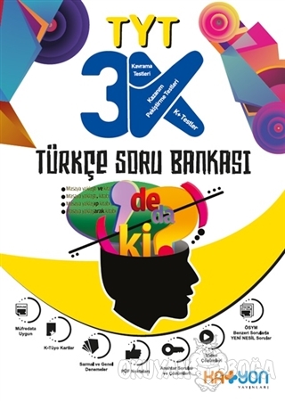 TYT 3K Türkçe Soru Bankası - Kolektif - Katyon Yayınları