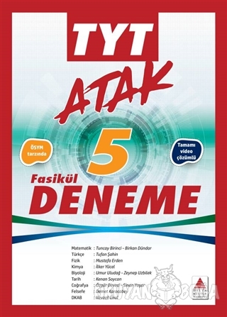 TYT Atak 5'li Fasikül Tamamı Çözümlü Deneme