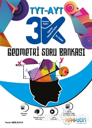 TYT AYT 3K Geometri Soru Bankası - Yener Kızılkaya - Katyon Yayınları