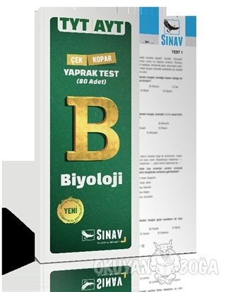 TYT AYT Biyoloji Yaprak Test