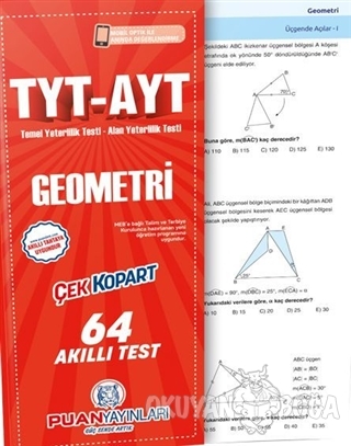 TYT AYT Geometri Çek Kopart Akıllı Test - Kolektif - Puan Akademi