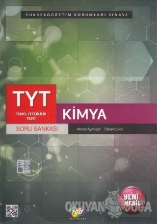 TYT Kimya Soru Bankası 2019 - Ahmet Aydoğan - Fdd Yayınları