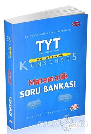 TYT Konsensüs Matematik Soru Bankası - Kolektif - Editör Yayınevi