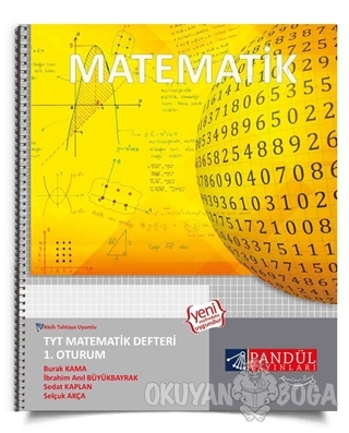 TYT Matematik Defteri (1. Oturum) - Burak Kama - Pandül Yayınları