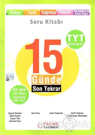 TYT Öncesi 15 Günde Son Tekrar