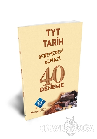 TYT Tarih Denemeden Olmaz 40 Deneme - Murat Göz - KR Akademi Yayınları