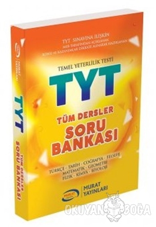 TYT Tüm Dersler Soru Bankası - Kolektif - Murat Yayınları