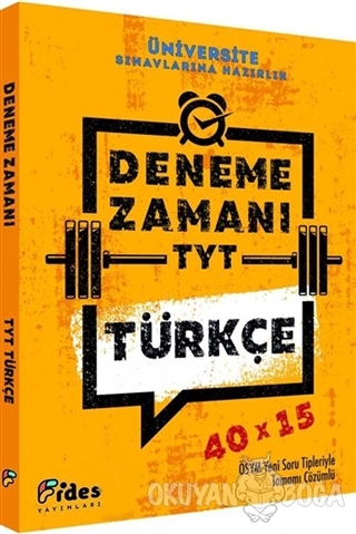TYT Türkçe 40 x15 Yüzde Yüz Deneme - Kolektif - Fides Yayıncılık