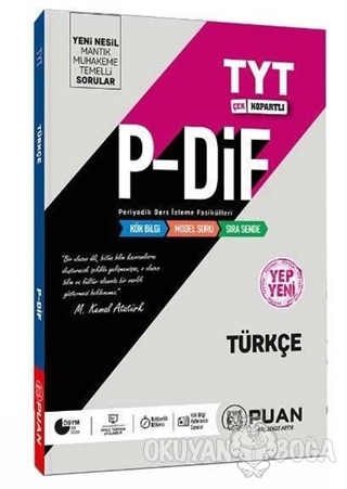 TYT Türkçe P-DİF Konu Anlatım Fasikülleri - Kolektif - Puan Akademi
