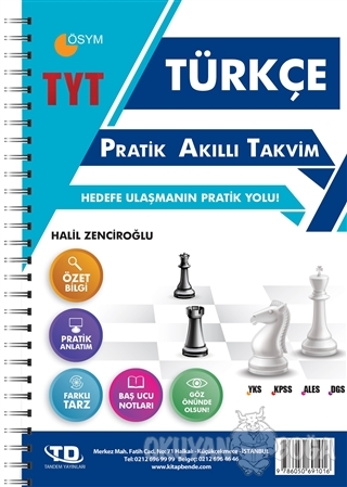TYT Türkçe Pratik Akıllı Takvim - Halil Zenciroğlu - Tandem Yayınları