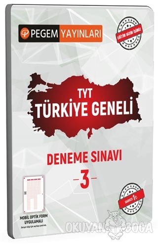 TYT Türkiye Geneli Deneme Sınavı 3 - Kolektif - Pegem Akademi Yayıncıl