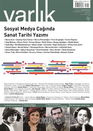 Varlık Aylık Edebiyat ve Kültür Dergisi Sayı: 1338 Mart 2019 - Kolekti