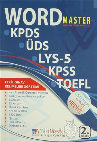 Word Master Sınav Hazırlık Kılavuzu / KPDS - ÜDS - YDS - KPSS - Tofefl