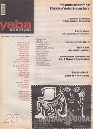 Yaba Edebiyat Dergisi Sayı: 25