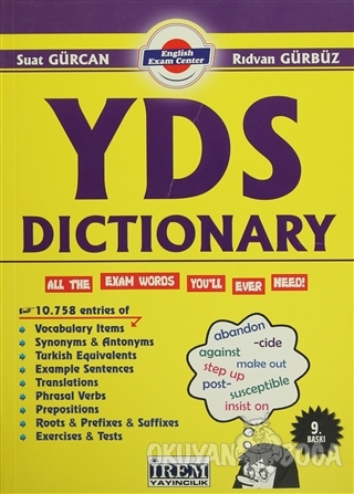 YDS Dictionary - Suat Gürcan - İrem Yayıncılık