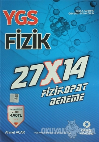 YGS Fizik 27x14 Fizikopat - Ahmet Acar - Örnek Akademi