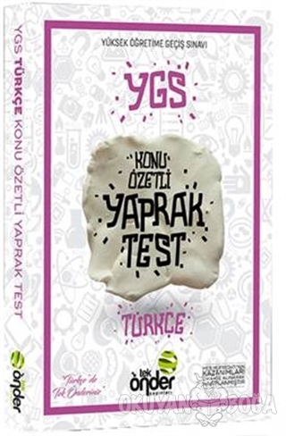 YGS Konu Özetli Yaprak Testi - Kolektif - Tek Önder Yayınları