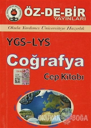 YGS-LYS Coğrafya Cep Kitabı - Kolektif - Öz-De-Bir Yayınları