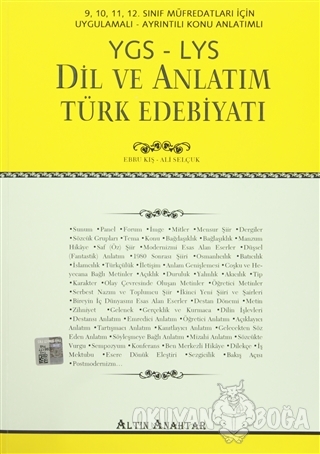 YGS - LYS Dil ve Anlatım Türk Edebiyatı - Ali Selçuk - Altın Anahtar Y