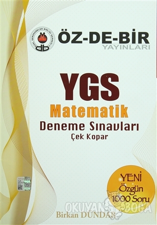 YGS Matematik Deneme Sınavları - Kolektif - Öz-De-Bir Yayınları