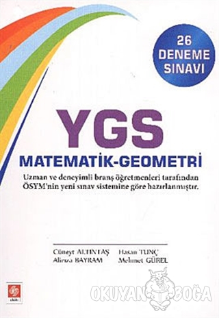 YGS Matematik-Geometri (26 Deneme Sınavı) - Mehmet Gürel - Ekin Basım 