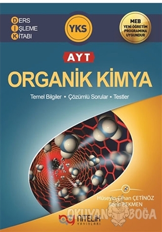 YKS AYT Organik Kimya - Hüseyin Cihan Çetinöz - Nitelik Yayınları - YK