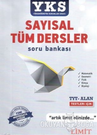 YKS Sayısal Tüm Dersler Soru Bankası 2019 - Kolektif - Limit Yayınları