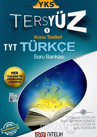 YKS TYT Tersyüz Konu Testleri Türkçe Soru Bankası - Mustafa Ceydilek -