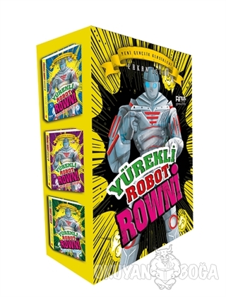 Yürekli Robot Rowni (3 Kitap Set)