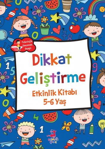 5-6 Yaş Dikkat Geliştirme - Olimpos Yayınları Kitap Dolu Günler Diler.