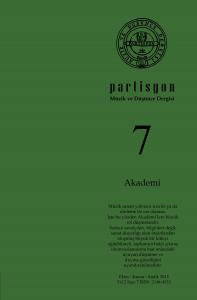 Partisyon Sayı:7 (Ekim-Kasım-Aralık 2015) Partisyon Sayı:7 (Ekim-Kasım-Aralık 2015)