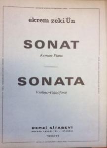 Sonat / Ekrem Zeki Ün Sonat / Ekrem Zeki Ün