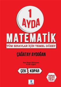 1 Ayda Matematik Tüm Sınavlar İçin Temel Düzey
