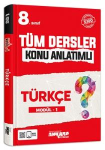 Ankara 8. Sınıf Tüm Dersler Konu Anlatımlı Türkçe Modül 1