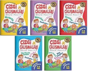 Çizgi Çalışmaları Boyama Seti