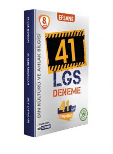 DDY 8. Sınıf LGS Din Kültürü ve Ahlak Bilgisi Efsane 41 Deneme