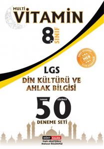Dört Kalem 8. Sınıf LGS Din Kültürü ve Ahlak Bilgisi Tamamı Çözümlü 50 Deneme Seti