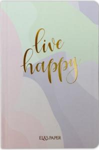 Elas Paper Pastel Live Happy Defter