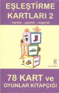 Eşleştirme Kartları 2 Taşıtlar Giysiler Organlar 78 Kart ve Oyunlar Kitapçığı