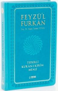 Feyzü'l Furkan Tefsirli Kur'an ı Kerim Meali Cep Boy Sadece Meal Ciltli Turkuaz
