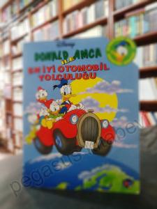 Donald Amca İle En İyi Otomobil Yolculuğu - Çıkartma Hediyeli Eğitim Kitabı