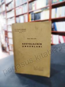 Sosyolojinin Unsurları 1936 Baskı