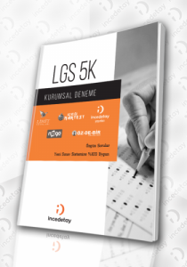 İncedetay 8. Sınıf LGS 5K Kurumsal Deneme