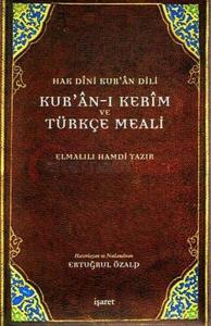 Kur'an ı Kerim ve Türkçe Meal Hak Dini Kur'an Dili Orta Boy