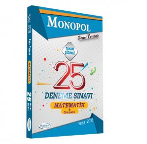 Monopol 2018 KPSS Matematik Tamamı Çözümlü 25 Deneme Sınavı