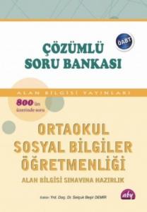 Aby ÖABT İlköğretimSosyal Bilgiler Öğretmenliği Çözümlü Soru Bankası