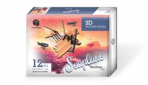 Pershang 3D Ahşap Deniz Uçağı Puzzle