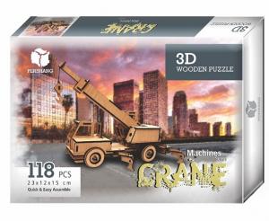 Pershang 3D Ahşap Vinç Puzzle