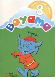 Renkli Örnekli Eğitici Boyama 8