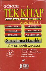 Tek Kitap Alan Bilgisi 1